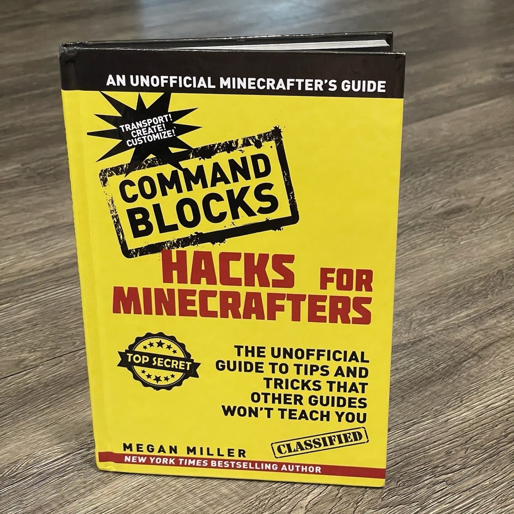 Hacks For‎ Minecrafters: Command Blocks Hardcover Book Megan Miller Gaming Guide